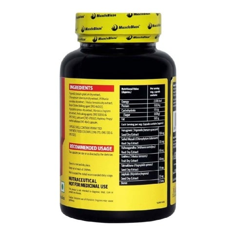 MuscleBlaze Test Pro (Natural Testosterone Booster), 60 capsules Unflavoured MuscleBlaze Test Pro (Natural Testosterone Booster), 60 capsules Unflavoured
