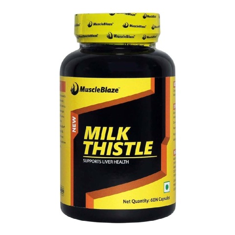 MuscleBlaze Milk Thistle, 60 capsules Unflavoured MuscleBlaze Milk Thistle, 60 capsules Unflavoured