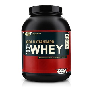 ON (Optimum Nutrition) Gold Standard 100% Whey Protein, Chocolate Mint 5 Lb