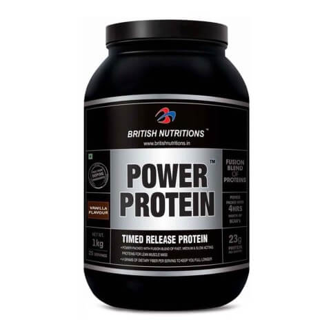British Nutritions Power Protein,  2.2 lb  French Vanilla 