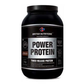 British Nutritions Power Protein, 2.2 lb French Vanilla