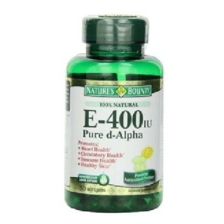 Nature's Bounty Vitamin E Pure d-Alpha (400 IU), 50 softgels