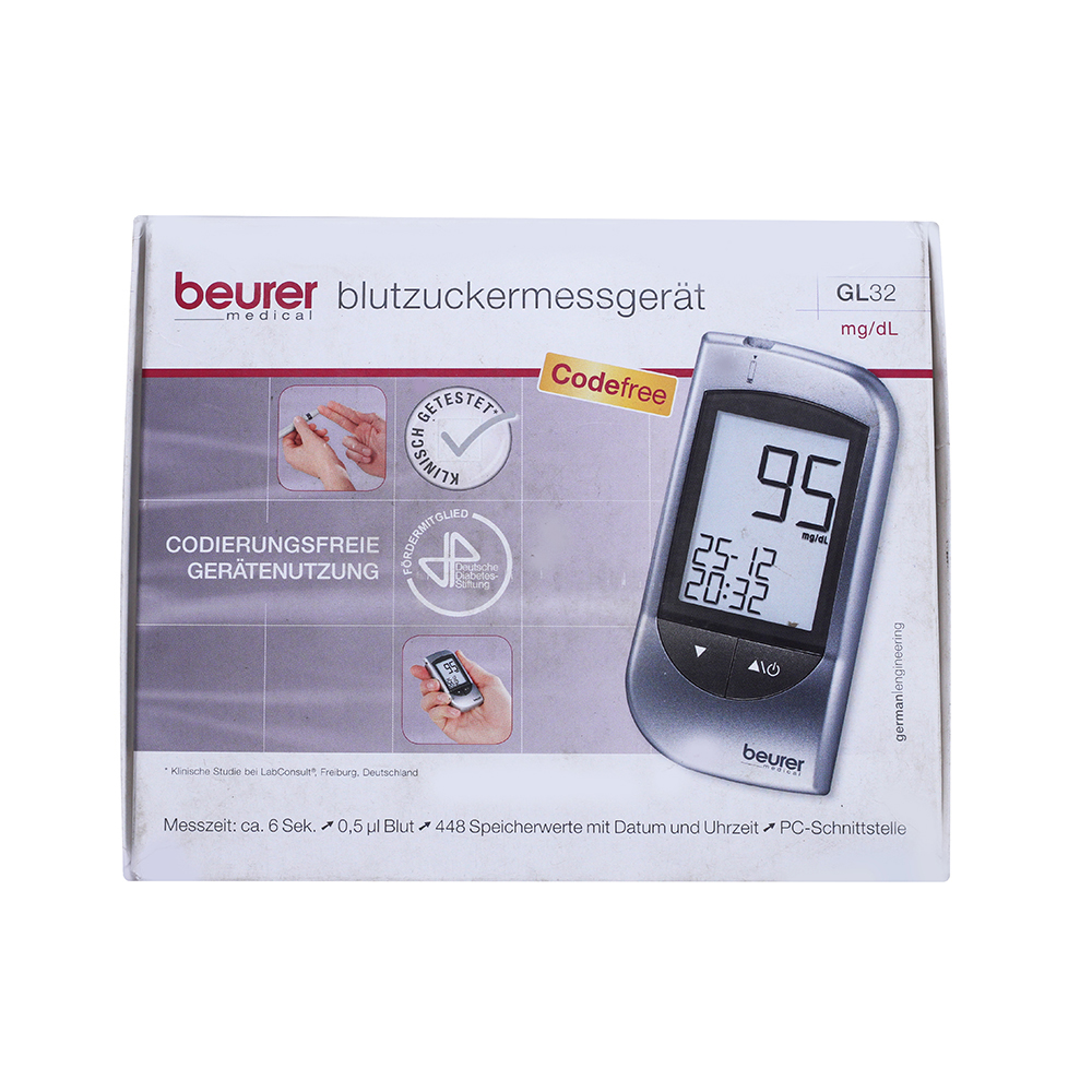 Beurer Standard Blood Glucose Monitor(GL32)