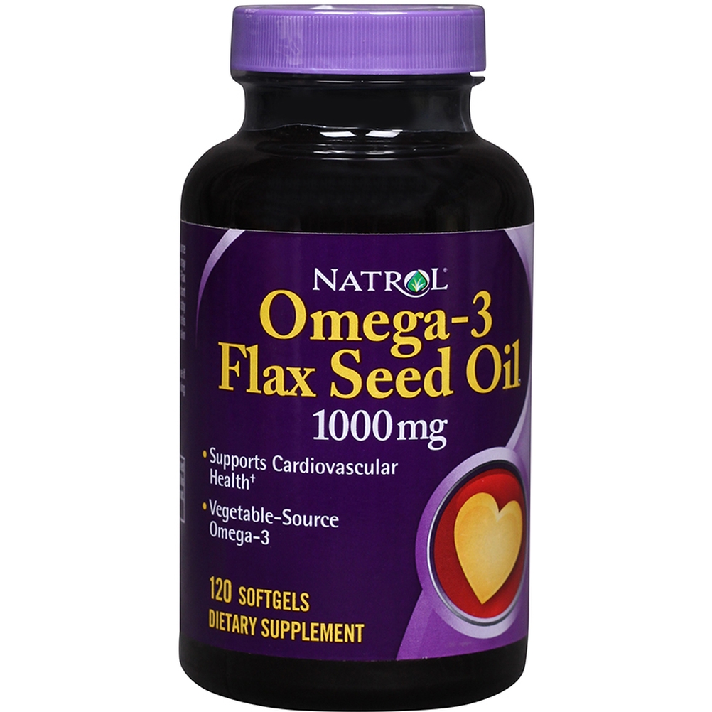 Natrol Flaxseed Oil,  120 softgels 