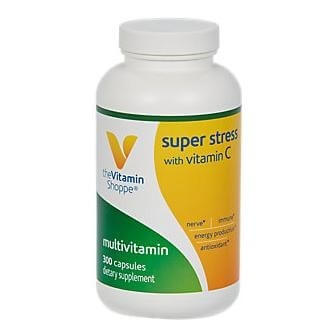 Vitamin Shoppe Super Stress With Vitamin C, Unflavoured 120 capsules