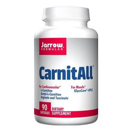 Jarrow Formulas CarnitALL, 90 capsules Unflavoured Jarrow Formulas CarnitALL, 90 capsules Unflavoured