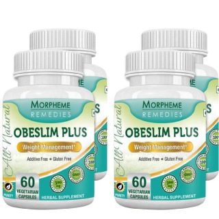 Morpheme Remedies Obeslim Plus (500mg), 4 Piece(s)/Pack Unflavoured