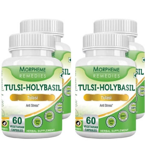 Morpheme Remedies Tulsi-HolyBasil (500 mg), 4 Piece(s)/Pack