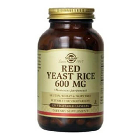 Solgar Red Yeast Rice (600mg),  120 veggie capsule(s) 