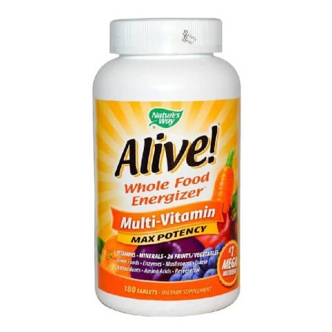 Nature's Way Alive! Max Potency Multi-Vitamin,  180 tablet(s)  Unflavoured 
