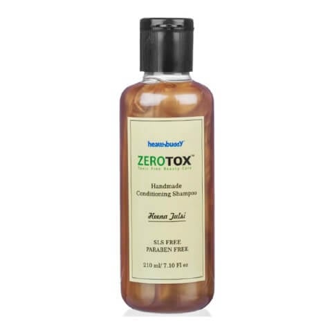Healthbuddy Zerotox Conditioning shampoo, 210 ml Heena Tulsi Healthbuddy Zerotox Conditioning shampoo, 210 ml Heena Tulsi