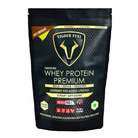 Vigour Fuel 100% Whey Protein Premium, 2 lb Mint Chocalate