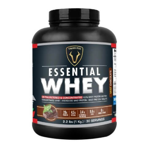 Vigour Fuel Essential Whey Protein,  2.2 lb  Mint Chocalate 
