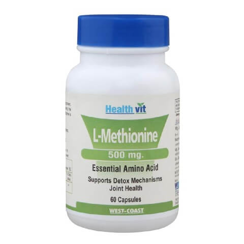 Healthvit L-Methionine (500 mg), 60 capsules Healthvit L-Methionine (500 mg), 60 capsules