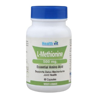 Healthvit L-Methionine (500 mg), 60 capsules