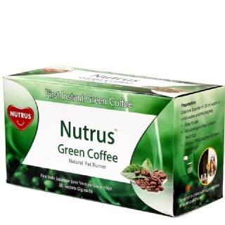 Nutrus Green Coffee (Pack of 3), 20 sachets/pack