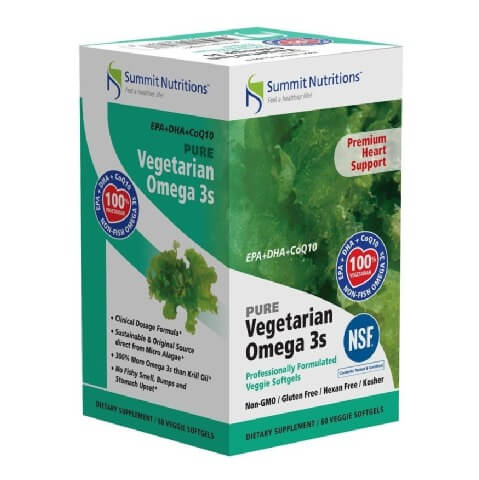 Summit Nutritions Pure Vegetarian Omega 3s, 60 softgels Summit Nutritions Pure Vegetarian Omega 3s, 60 softgels