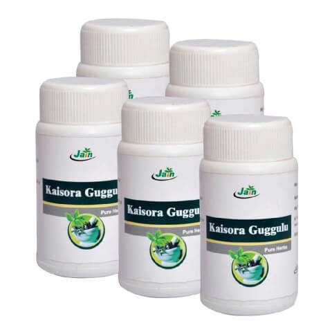 Jain Kaisora Guggulu (Pack of 5), 80 tablet(s) Jain Kaisora Guggulu (Pack of 5), 80 tablet(s)