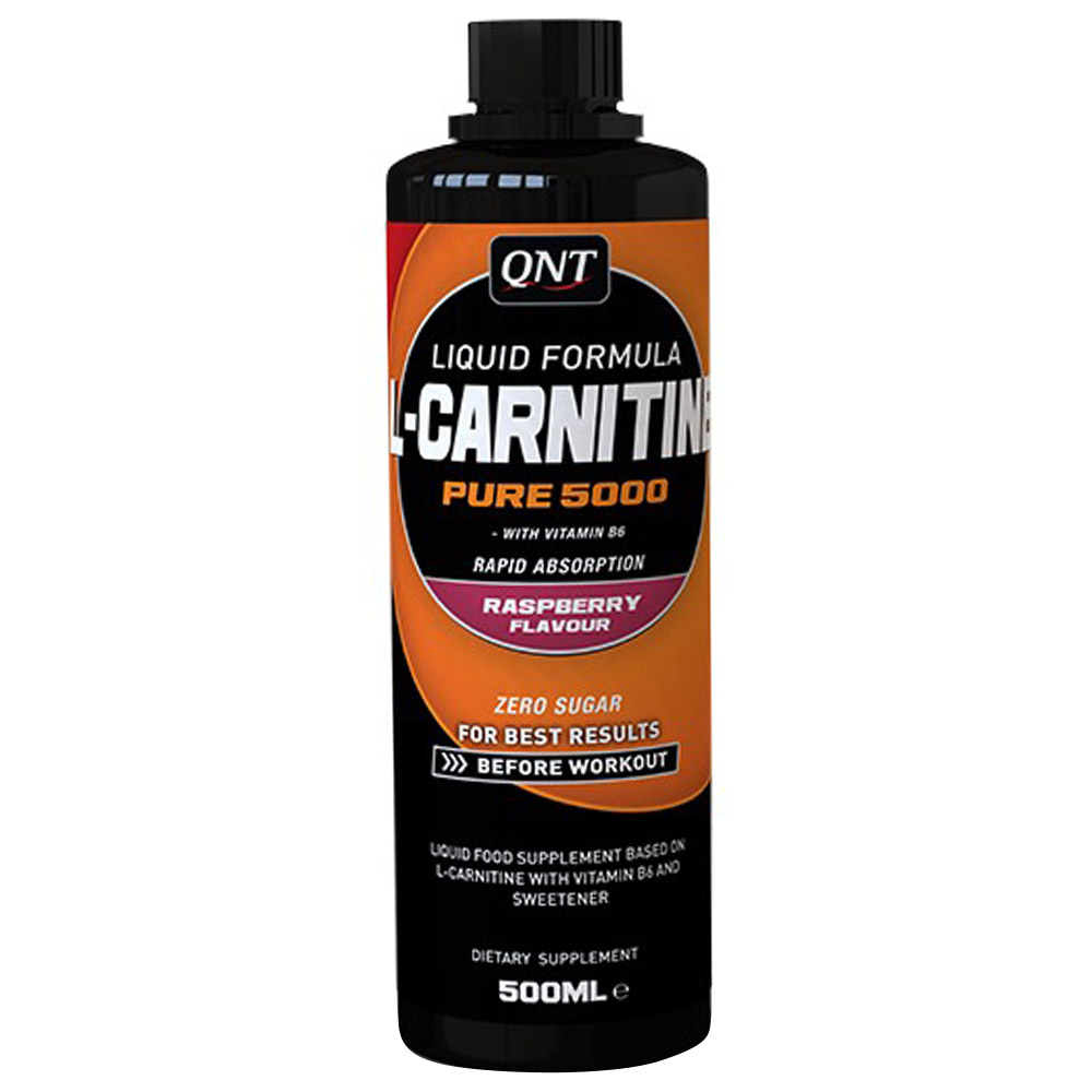 QNT L-Carnitine Pure 5000,  0.5 L  Raspberry 
