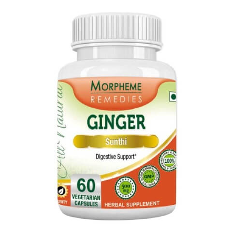 Morpheme Remedies Ginger (500 mg), 60 veggie capsule(s) Morpheme Remedies Ginger (500 mg), 60 veggie capsule(s)