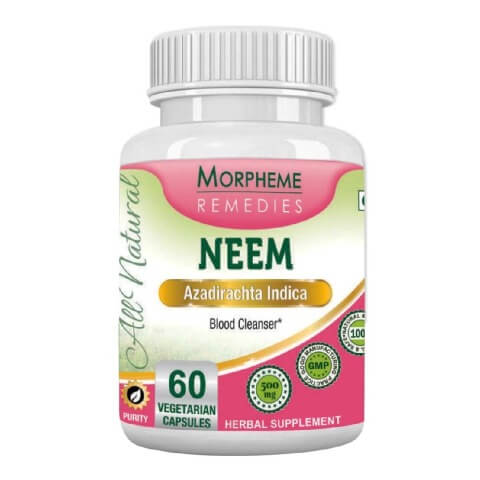 Morpheme Remedies Neem (500 mg), 60 veggie capsule(s) Morpheme Remedies Neem (500 mg), 60 veggie capsule(s)