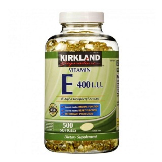 Kirkland Signature Vitamin E (400 iu), 500 softgels
