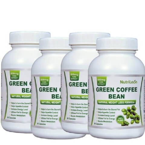 NutriLeon Green Coffee Bean (Pack of 4), 60 capsules NutriLeon Green Coffee Bean (Pack of 4), 60 capsules