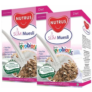 Nutrus Slim Muesli (Pack of 2), Unflavoured 400 g