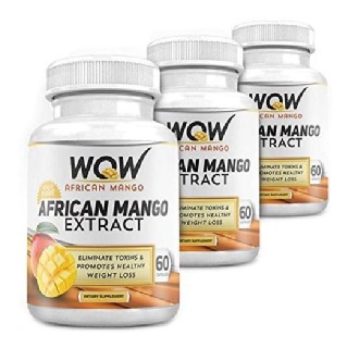 WOW African Mango (Pack of 3), 60 capsules