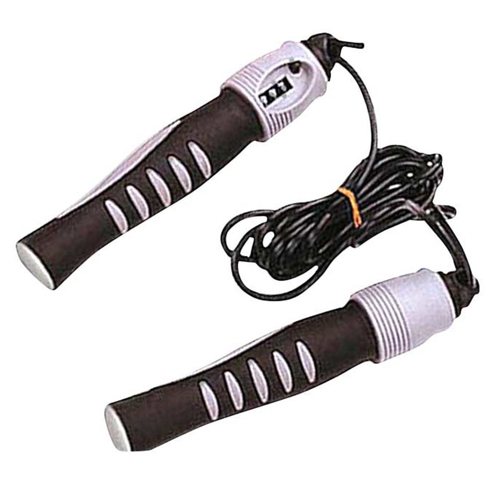 KOBO Jump Rope With Counter (JR-2),  Black & White  Free Size 