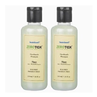 Healthbuddy Zerotox Handmade Neem Shampoo (Pack Of 2), 210 Ml Anti Dandruff