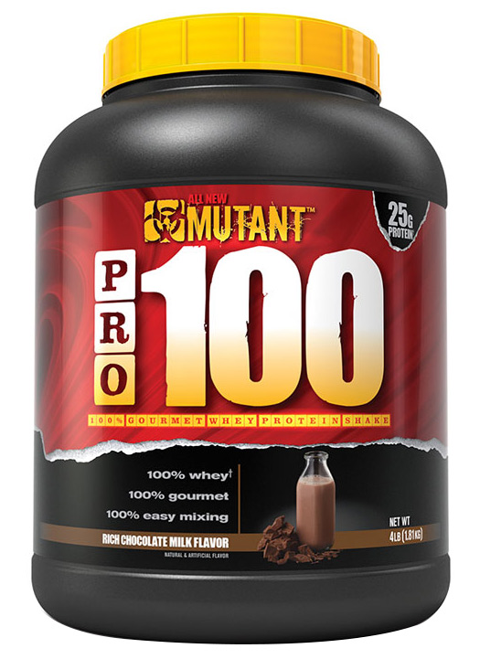 Mutant Pro 100 Shake,  4 lb  Rich Chocolate Milk 