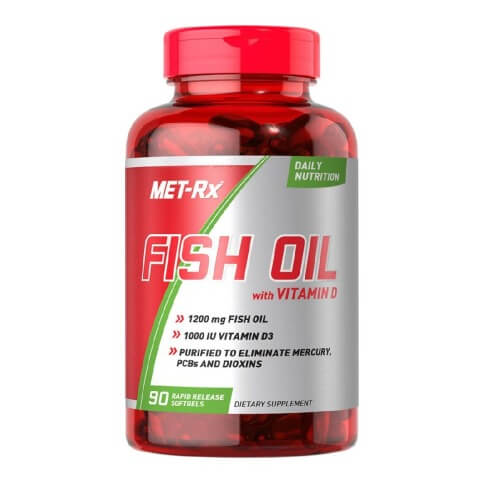 MetRx Fish Oil with Vitamin D, 90 softgels MetRx Fish Oil with Vitamin D, 90 softgels