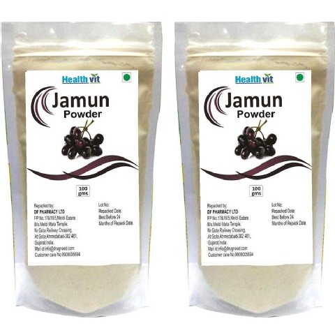 Healthvit Jamun Powder, 100 g - Pack of 2 Healthvit Jamun Powder, 100 g - Pack of 2