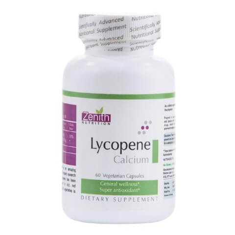 Zenith Nutrition Lycopene with Calcium, 60 capsules Zenith Nutrition Lycopene with Calcium, 60 capsules