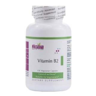 Zenith Nutrition Vitamin B2, 100 veggie capsule(s) Unflavoured