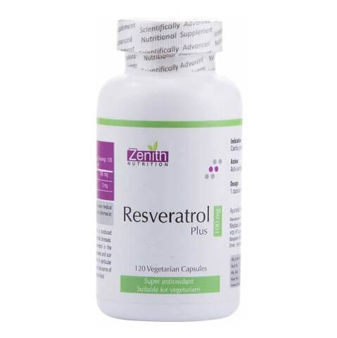 Zenith Nutrition Resveratrol Plus (100 mg), 120 capsules