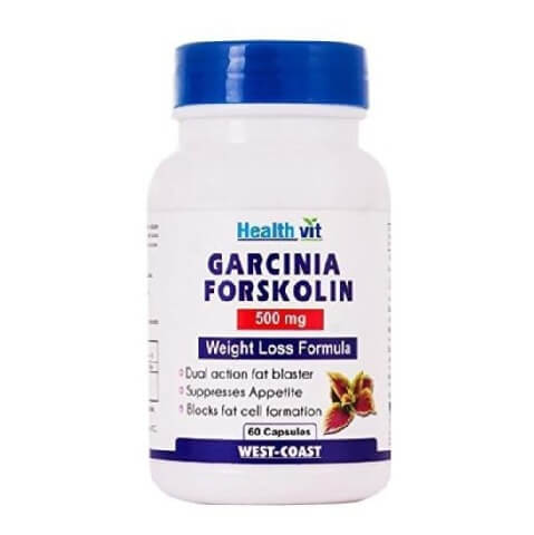 Healthvit Garcinia Forskolin (500 mg), 60 capsules Unflavoured Healthvit Garcinia Forskolin (500 mg), 60 capsules Unflavoured