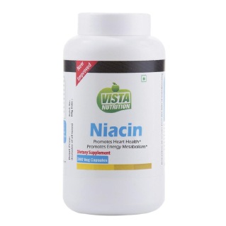 Vista Nutrition Niacin, Unflavoured 300 veggie capsule(s)