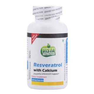 Vista Nutrition Resveratrol & Calcium, 120 capsules
