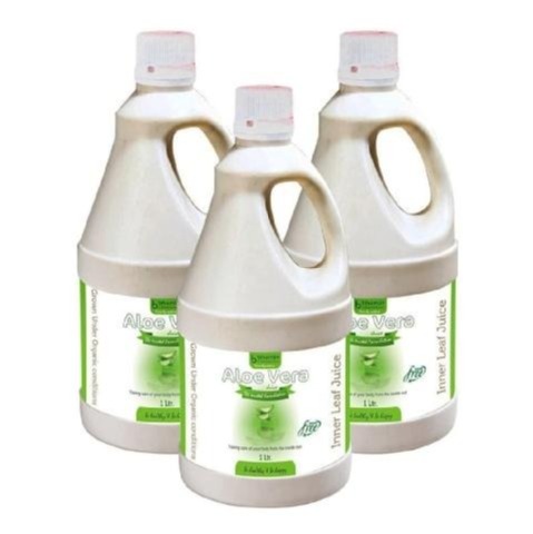 Bhumija Aloe Vera Juice, Natural 1 L - Pack of 3 Bhumija Aloe Vera Juice, Natural 1 L - Pack of 3