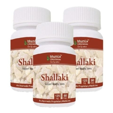 Bhumija Shallaki, 60 capsules - Pack of 3 Bhumija Shallaki, 60 capsules - Pack of 3