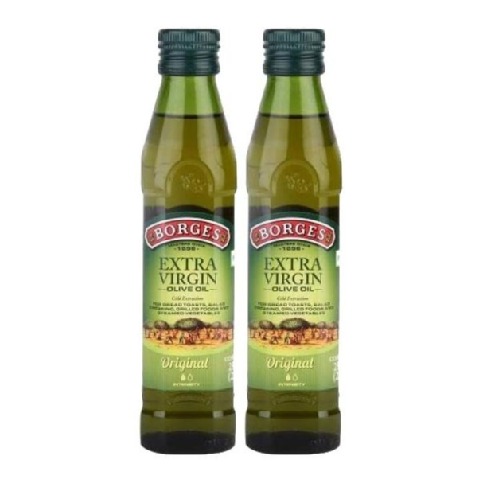 Borges Extra Virgin Olive Oil, 250 ml - Pack of 2 Borges Extra Virgin Olive Oil, 250 ml - Pack of 2