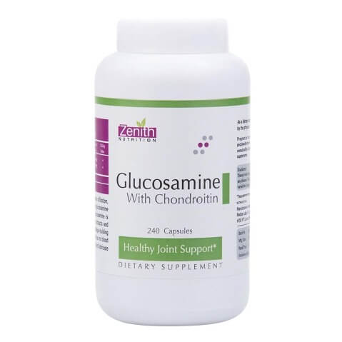 Zenith Nutrition Glucosamine with Chondroitin, 240 capsules