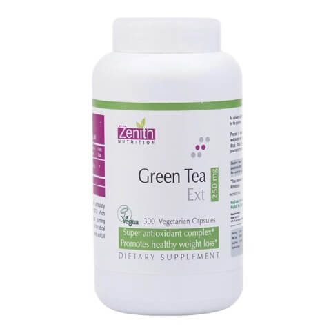 Zenith Nutrition Green Tea Extract (250 mg),  300 capsules  Unflavoured 
