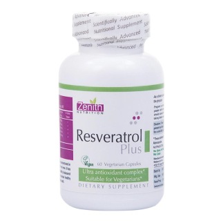 Zenith Nutrition Resveratrol/Green Tea/C/Grapeseed Plus, 60 capsules