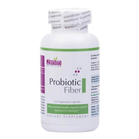 Zenith Nutrition Probiotic Fiber,  120 capsules 