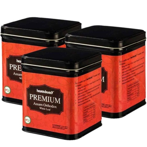Healthbuddy Premium Assam Orthodox Tea, Unflavoured 0.1 kg - Pack of 3 Healthbuddy Premium Assam Orthodox Tea, Unflavoured 0.1 kg - Pack of 3