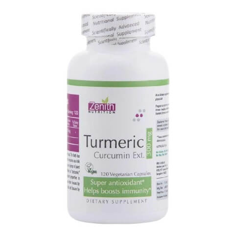 Zenith Nutrition Turmeric Curcumin Ext (300 mg),  120 capsules 