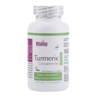Zenith Nutrition Turmeric Curcumin Ext (300 mg), 120 capsules
